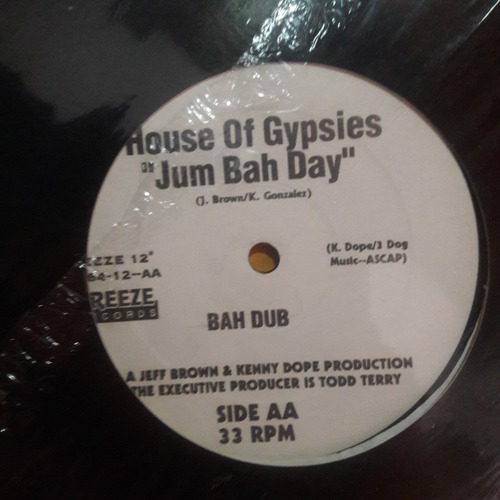 Vinilo House Of Gypsies Jum Bah Day Jum Mix Freeze Record E1