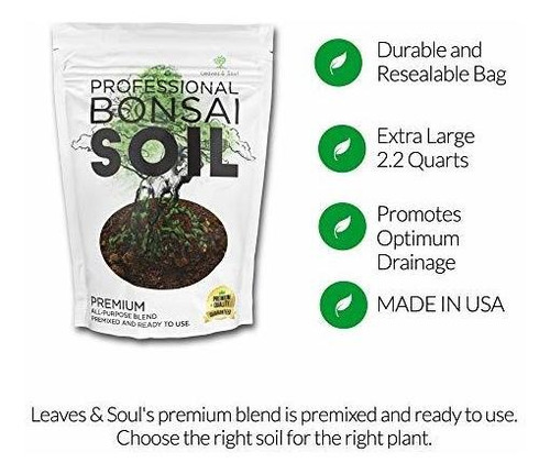 Imagen 2 de 7 de Herramientas Para Bonsai Bonsai Soil Premium Mezcla Multiuso