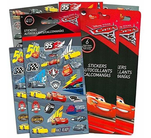 Vinilo Para Botella Disney Cars 3 Movie Cars Stickers Party 