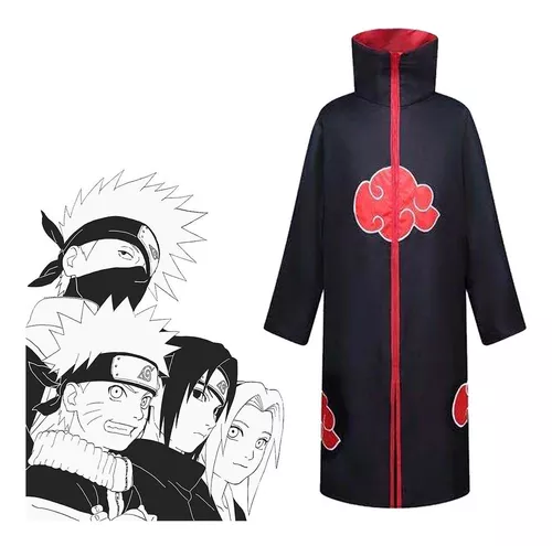 Kit de traços de nuvem vermelha de Naruto 21Pcs Cosplay Akatsuki