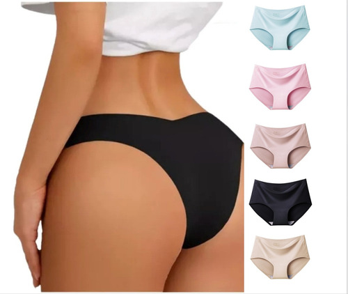 . Ropa Interior De Seda De Hielo Cómoda For Mujeres 5 Piezas