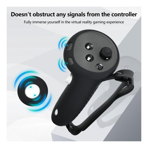 Vr Controlador Purps Para Meta Quest 3s+ Case De Silicona De