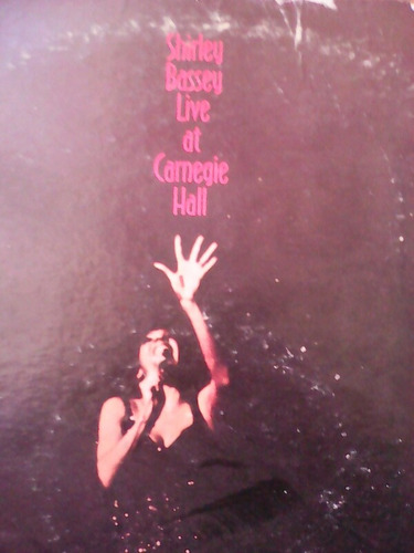 Álbum 2 Discos Lp Shirley Bassey/ Live At Carnegie Hall 1973