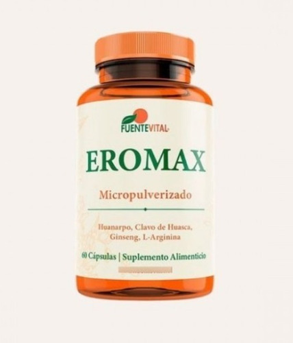 Eromax L-arginina Ginseng Fte Vital 60 Cap. Pot Fca Mental