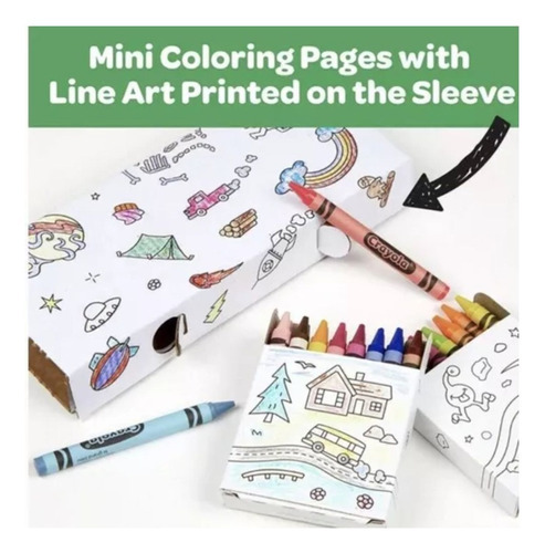 Conjunto de lápis de cera Crayola de 168 peças