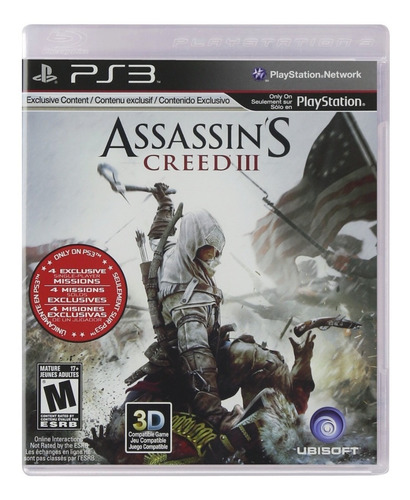 Imagen 1 de 4 de Assassin's Creed 3 Ps3 Digital Playstation3 Original