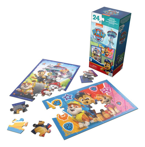 Paw Patrol - Rompecabezas 3d - Pack 2 Puzzles