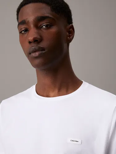 Polera Stretch Slim Fit Blanco Calvin Klein