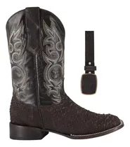 Comprar El Malcreado Bota Y Cinto Talla 40 Hc Bota Bulldog Piton Nob