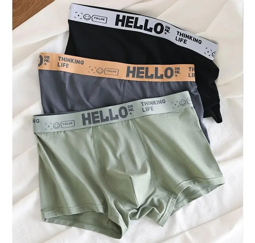 Calzoncillos Tipo Bóxer Hello Para Hombre Transpirables Y Có