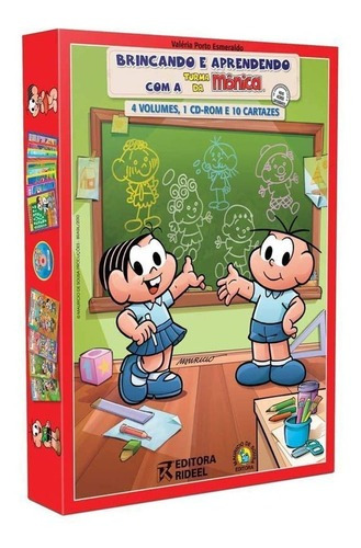 Brincando E Aprendendo Com A Turma Da Mônica - 4 Vols + Cd