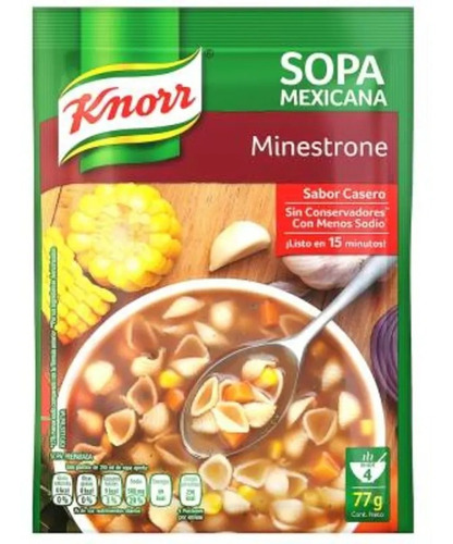 Sopa Mexicana Knorr Minestrone 77 Gr