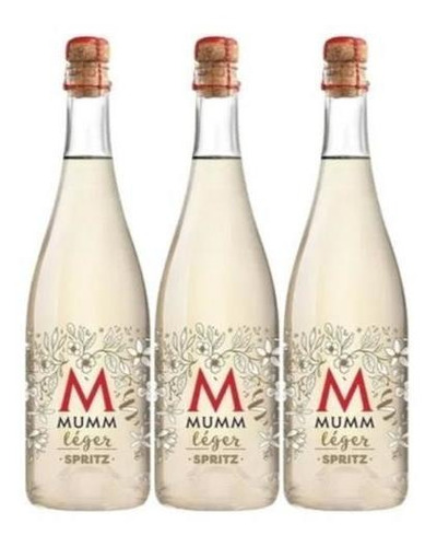 Champagne Mumm Leger Spritz 750mll Espumante X3 Fullescabio