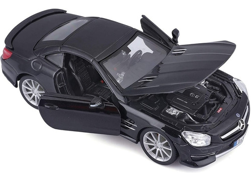 Mercedes Benz Sl 65 Hardtop Burago 1/24 Abre Puertas Capot