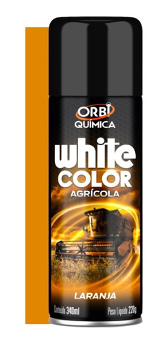 Tinta Spray Laranja Agricola Uso Geral Orbi 340ml