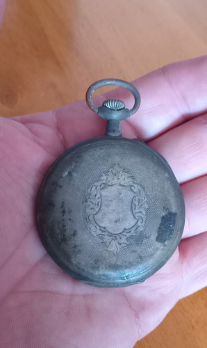 E- Reloj Bolsillo Roskopf Con Caja De Plata 800 - No Anda (Usado)