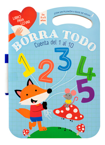 Borra Todo Y Cuenta De 1 Al 10, De Yoyo Books. Editorial Jo Dupre Bvba (yoyo Books), Tapa Blanda, Edición 01 En Español, 2023