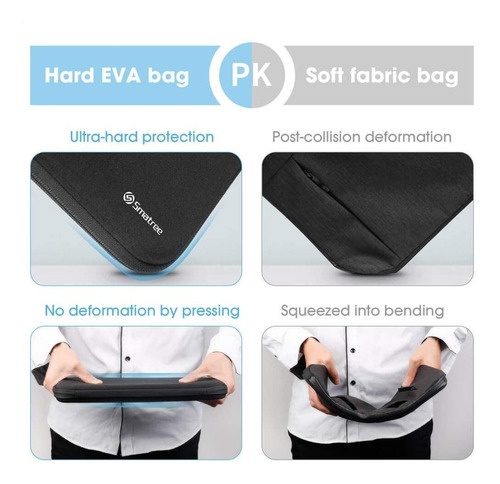 Funda Negra Para Notebook De 12.4-13 In, Compatible/porta...