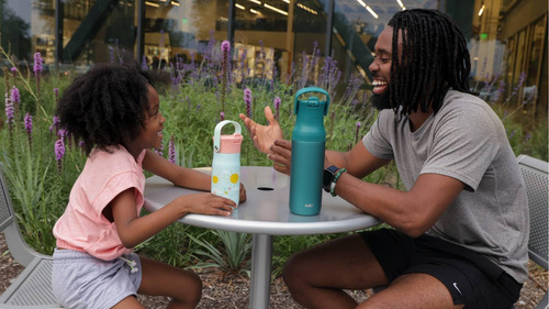 Zak Designs Botella De Agua Harmony Kid Para Viajes O En Cas