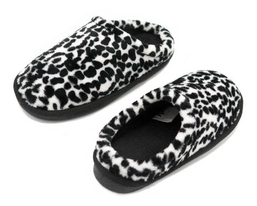 Imagen 3 de 4 de Zapatos De Descanso, Mujer, Pantuflas. Suaves. Negra Perrito
