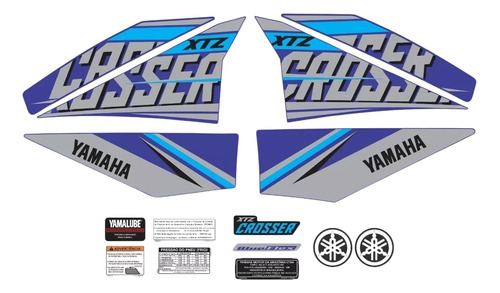 Kit Adesivos Compatível Yamaha Xtz Crosser Z 2018 2019 2020