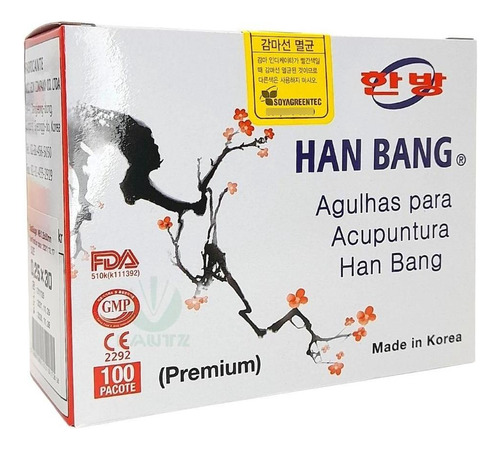 Agulha De Acupuntura: 25x40mm Cx C/ 1000 Unid - Han Bang