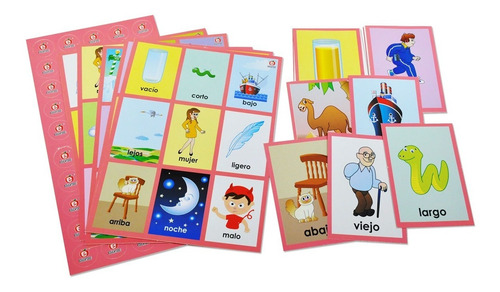 Lotería Arcoíris De Contrarios, Educatodo, M-0327