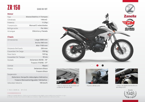 Imagen 9 de 10 de Zanella Zr 150 - Global Motor's Corrientes