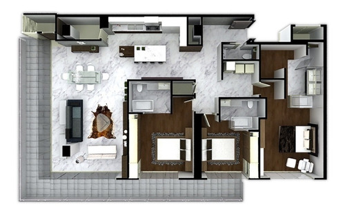 Imagen 3 de 4 de Departamento En Col. Madero En Venta