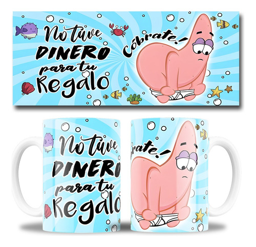 Taza Bob Esponja Fondo De Bikini Varios Modelos Regalo Ideal