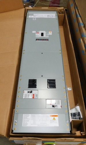 Eaton 400a Pow-r-line Prl3a Panelboard W/ (4) Breakers 1-p