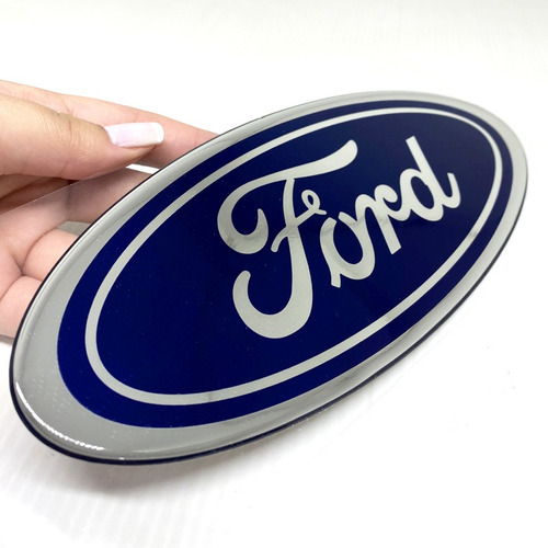 Emblema Ford Oval Da Grade F-1000 F-4000 F-600 1975 Até 1992