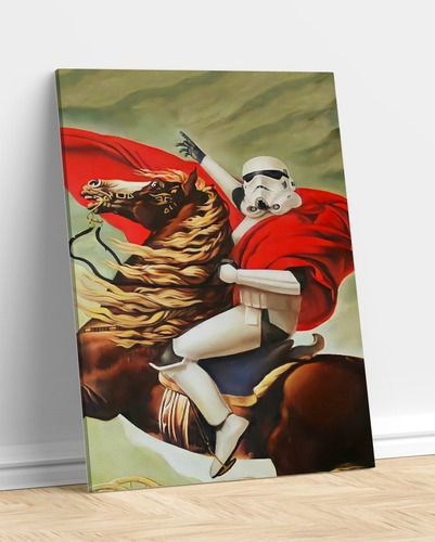 Trooper Arte Napoleonico Star Wars Cuadro Decoracion Lienzo