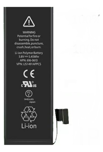 Bateria Pila Apple iPhone 5 5g Certificada Tienda