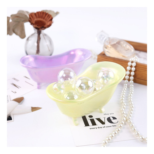 . Molde De Silicone E Resina Para Pratos, Bandeja De Joias,