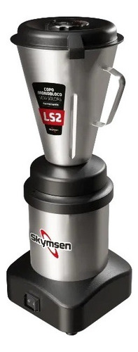 Liquidificador 02 Litros Ls 02 Baixa Rotação Bivolt Skymsen Cor Aço inoxidável polido 127V/220V