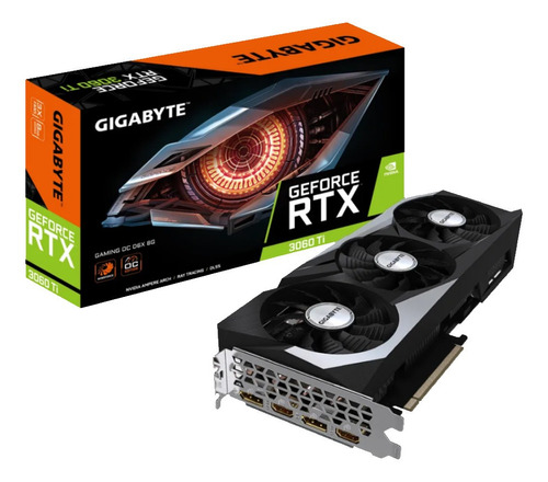 Tarjeta de video Nvidia Gigabyte  Gaming GeForce RTX 30 Series RTX 3060 Ti GAMING OC 8G GV-N306TXGAMING OC-8GD OC Edition 8GB