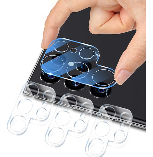 3 Pcs Protector Lente Cámara Para Samsung S23 Ultra Glass