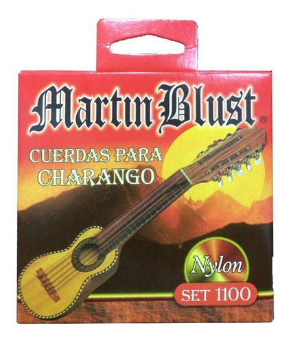 Encordado De Nylon Para Charango Martin Blust - Set 1100