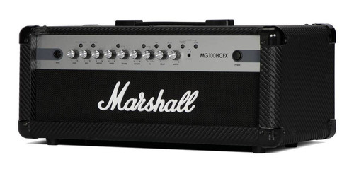 Imagen 3 de 4 de Amplificador Marshall MG Carbon Fibre MG100HCFX Transistor para guitarra de 100W color negro 230V