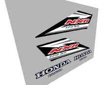 Comprar Calcos Honda Nxr 125  Bros Kit Premium Diseño Personal Gris 