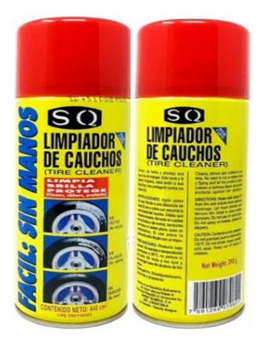 Limpiador Limpia Cauchos Sq Espuma Spray 440cm3 Tienda