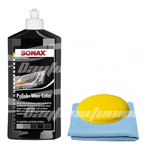 Sonax Polish,wax P/ Color Negro,rojo,gris,blanco+microfibra