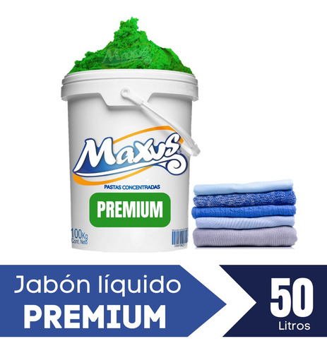 Pasta 50 Lts Jabon Ropa Calidad Premium