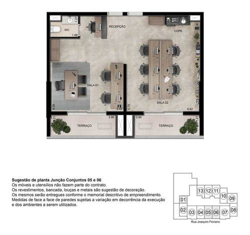Imagem 12 de 13 de Sala À Venda No Bairro Itaim Bibi - São Paulo/sp - O-4881-12258