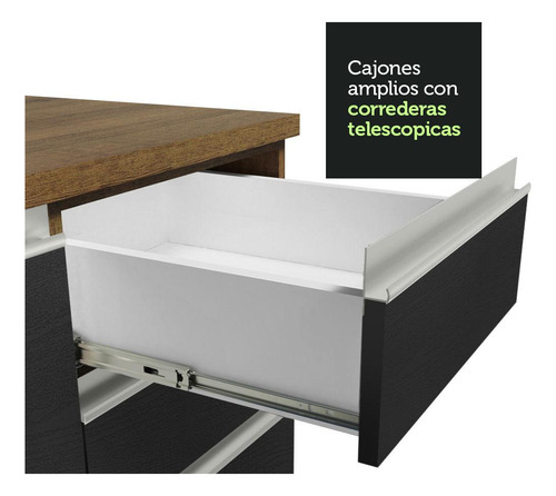 Cocina Integral Completa Modular Madesa Glamy 200cm Mn 03