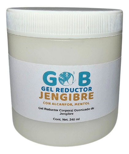 Gel Reductivo De Jengibre Ozonizado - Gob - 240 Ml