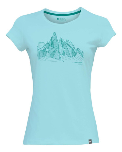 Tatoo Polera Mujer Cerro Torre Lineal