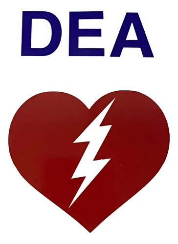 Cartel De Señalizacion Señaletica Metalica Desfibrilador Dea