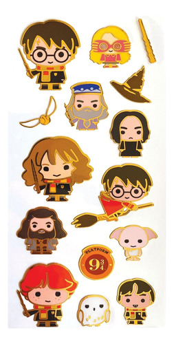 Playhouse Harry Potter Chibi Personajes Hoja De Pegatinas Co